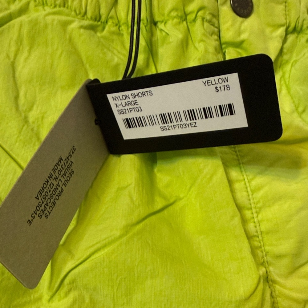 Seoul Projects Neon Green Men's swim trunks - Picture 5 of 9